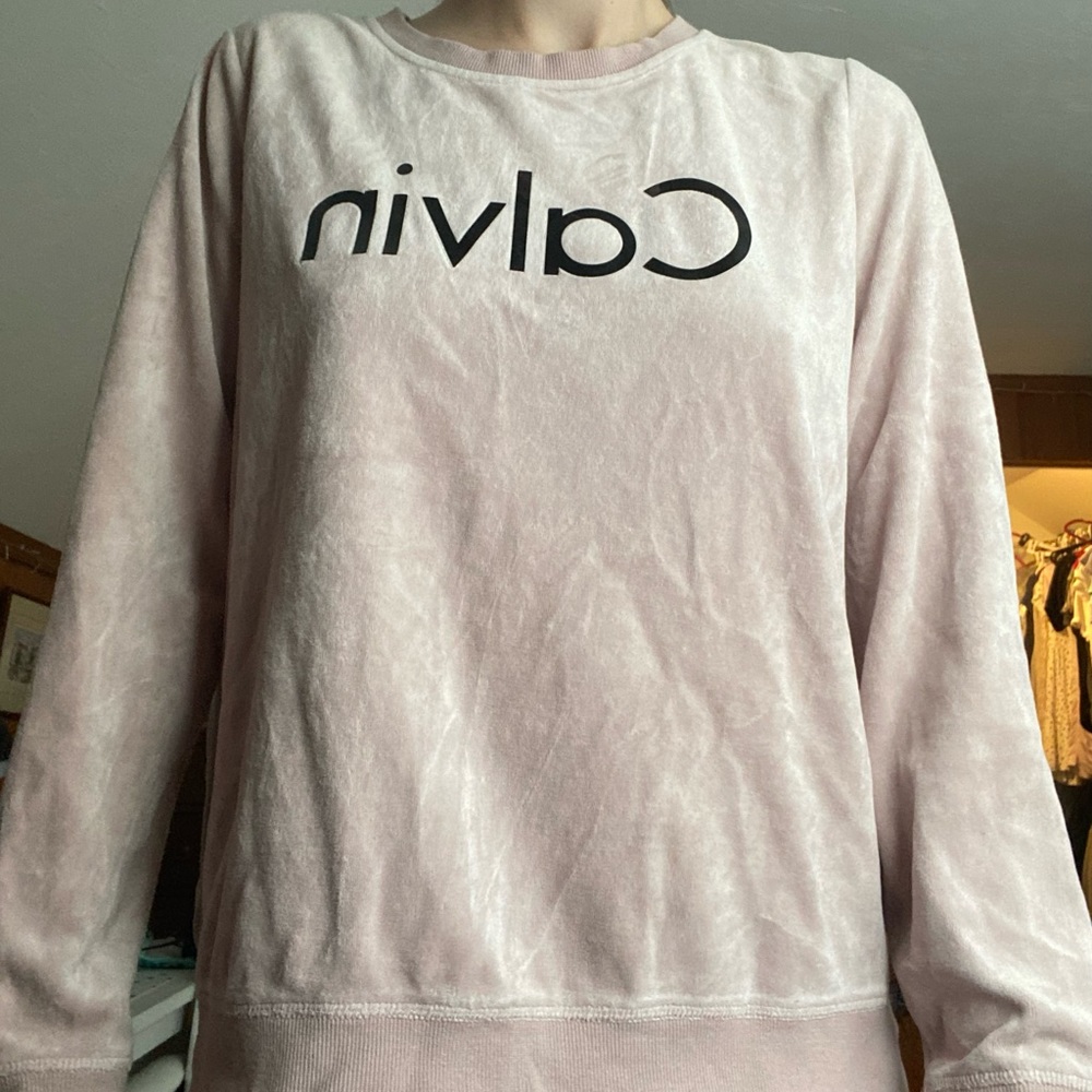 Calvin Klein Pink Pullover Shirt